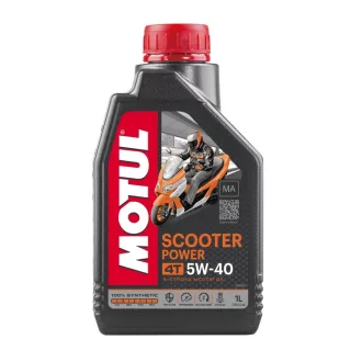 MOTUL Scooter Power 4T MA 5W-40 1L motorkerékpár motorolaj