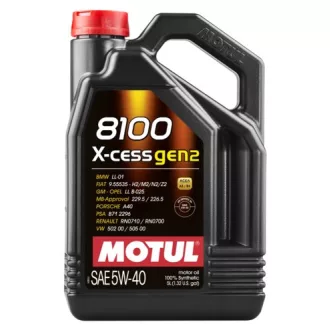 MOTUL 8100 X-cess gen2 5W-40 4L motorolaj
