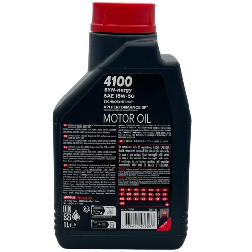 MOTUL 4100 SYN-nergy 15W-50 1L (4100 Power 15W50 utódja)