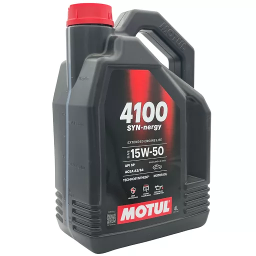 MOTUL 4100 SYN-nergy 15W-50 4L (4100 Power 15W50 utódja) motorolaj