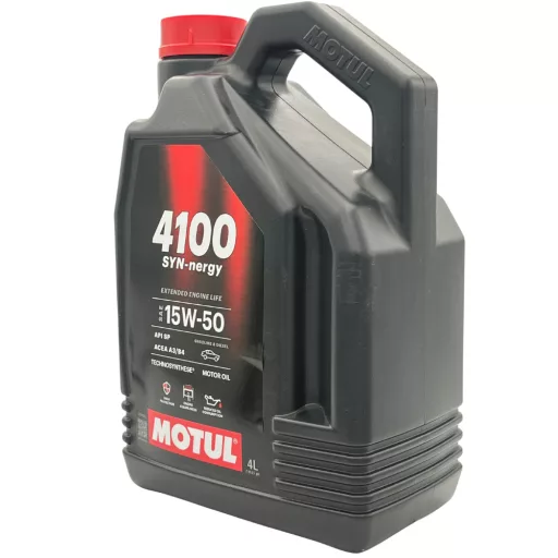 MOTUL 4100 SYN-nergy 15W-50 4L (4100 Power 15W50 utódja) motorolaj