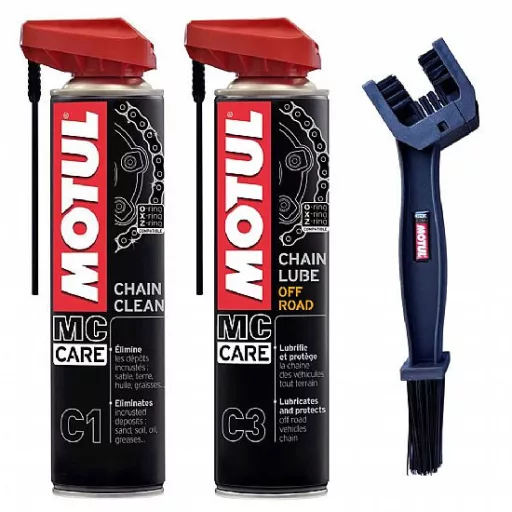 MOTUL MC Care Kit Chain Brush (C1+C3) 1db (lánckarbantartó szett)