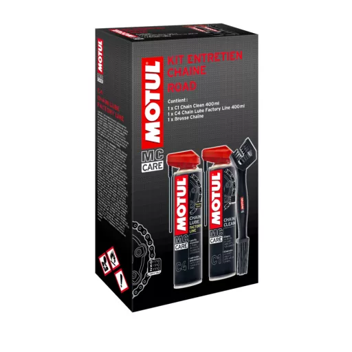 MOTUL MC Care Kit Chain Brush FL (C1+C4) 1db (lánckarbantartó szett)