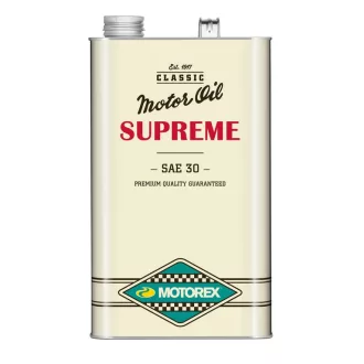   MOTOREX Supreme SAE 30 5L ( oldtimer olaj ) oldtimer motorolaj