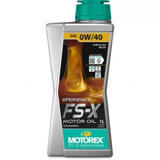   MOTOREX XPERIENCE FS-X 0W-40 1L (BMW,MB,VW,Ford,Porsche,Renault,Fiat)