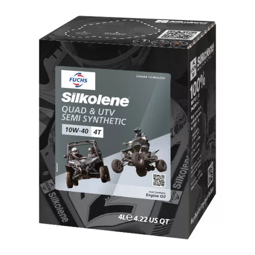 Fuchs Silkolene Quad & UTV Semi Synthetic 10W-40 4T 4L