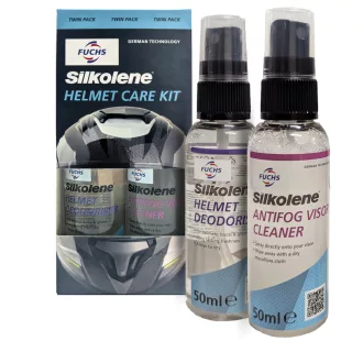   Silkolene Helmet Care KIT (Sisakplexi-tisztító és sisakbelső-szagtalanító készlet)
