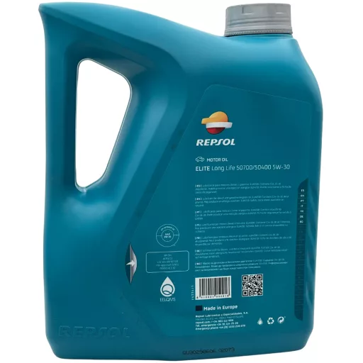 REPSOL Elite Longlife 50700/50400 5W-30 4L motorolaj