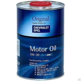 GM Original Dexos 2 Longlife 5W-30 1L (retro fém doboz)