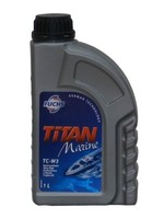 FUCHS TITAN MARINE TC-W3 akciós 1L (1 liter) / Hajó motorolaj (2T) - 2T