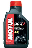 MOTUL 300V 4T FACTORY LINE 15W-50 akciós 1L (1 liter) / Motorkerékpár motorolaj (4T) - 15W-50